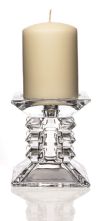 Zorro Pillar Candleholder 11cm Ivory Candle 